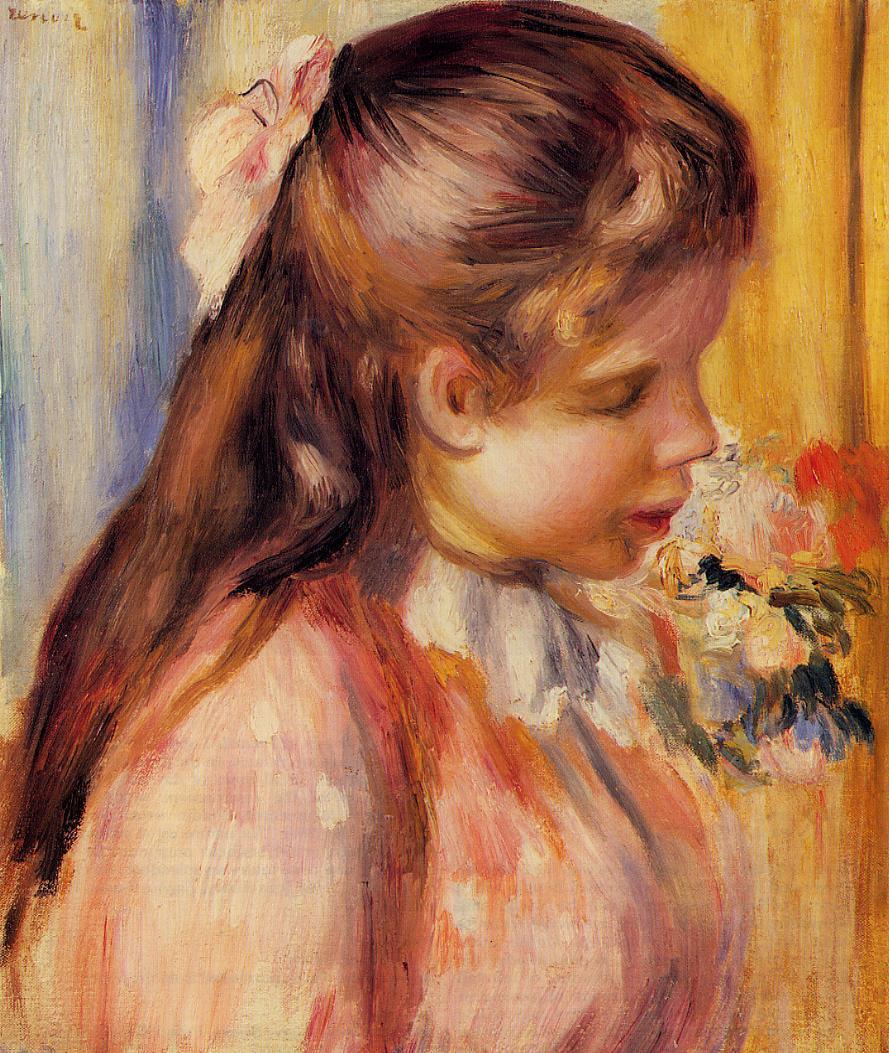 Bust of a young girl 1895